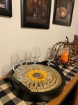 glass serving tray